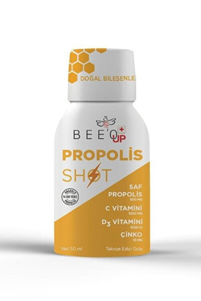 Çinko D3+c Vitamini Shot Propolis 12'li Kutu - 7