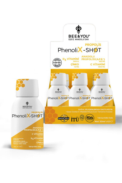 Çinko D3+c Vitamini Shot Propolis 12'li Kutu - 3