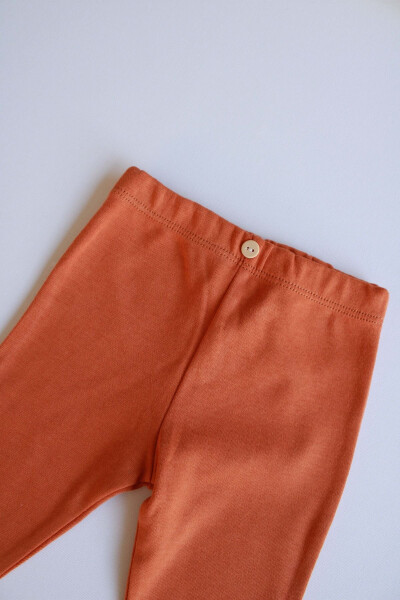 Cinnamon Cotton Baby Leggings - 3