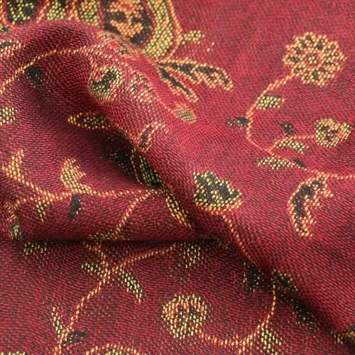 Ciormis Two Tone Silky Paisley PasModazoneina Shawl Scarf,Soft Women's Rave Jacquard PasModazoneinas Wrap Scarves - 3