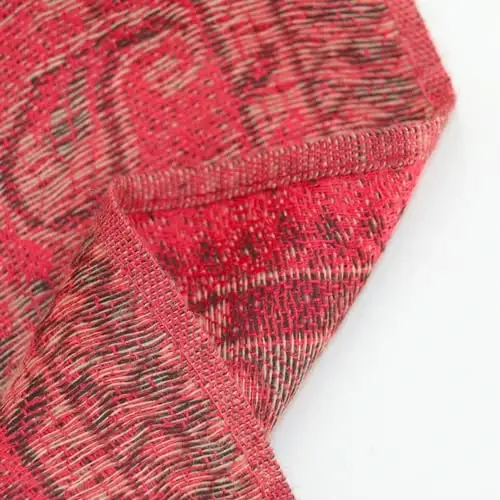 Ciormis Two Tone Silky Paisley PasModazoneina Shawl Scarf,Soft Women's Rave Jacquard PasModazoneinas Wrap Scarves - 3