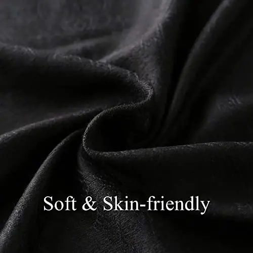 Ciormis Two Tone Silky Paisley PasModazoneina Shawl Scarf,Soft Women's Rave Jacquard PasModazoneinas Wrap Scarves - 3