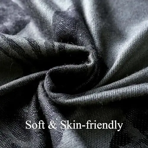 Ciormis Two Tone Silky Paisley PasModazoneina Shawl Scarf,Soft Women's Rave Jacquard PasModazoneinas Wrap Scarves - 5