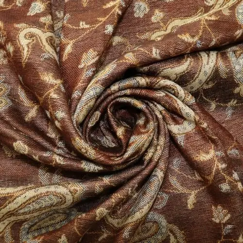 Ciormis Two Tone Silky Paisley PasModazoneina Shawl Scarf,Soft Women's Rave Jacquard PasModazoneinas Wrap Scarves - 4