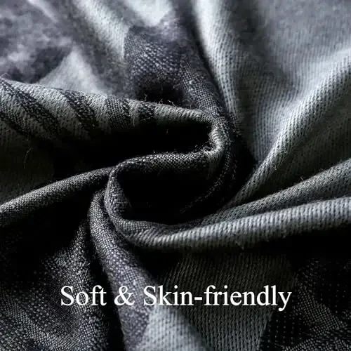 Ciormis Two Tone Silky Paisley PasModazoneina Shawl Scarf,Soft Women's Rave Jacquard PasModazoneinas Wrap Scarves - 5