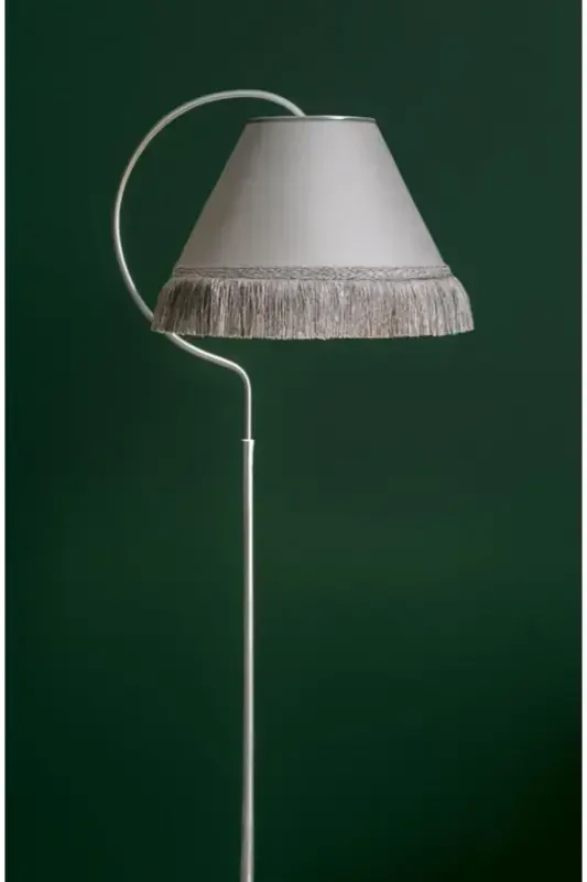 Cise Ellips Qora Kumush Patina Kulrang Püskülli Chiroq - VENON