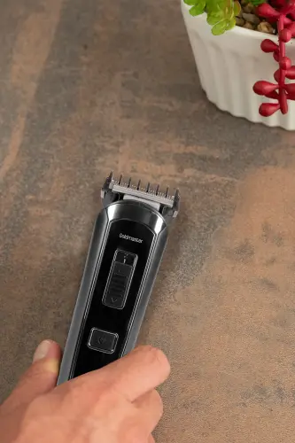 Civan 10 in 1 Stand-Up Zero Hair Beard Ear Nose Corded Cordless Men's Grooming Set - 5