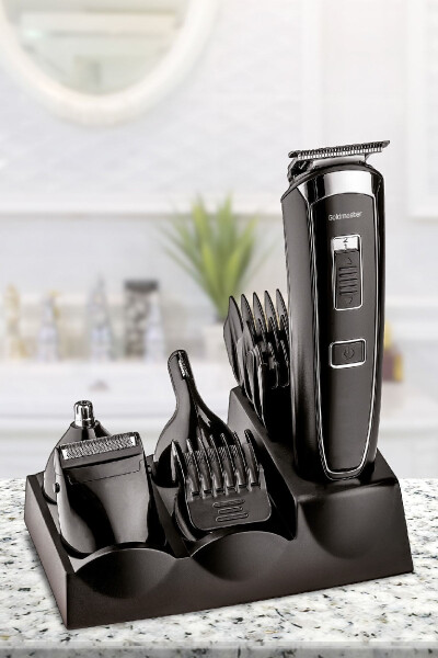 Civan 10 in 1 Stand-Up Zero Hair Beard Ear Nose Corded Cordless Men's Grooming Set - 23