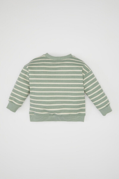 Çizgili Bebek Sweatshirt D0699A524AU - 4