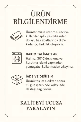 Çizgili Dijital Baskı Yıkanabilir Kaymaz Taban Dedoratif İnce Salon Halısı Mutfak Halısı ve Yolluk - mix - 4