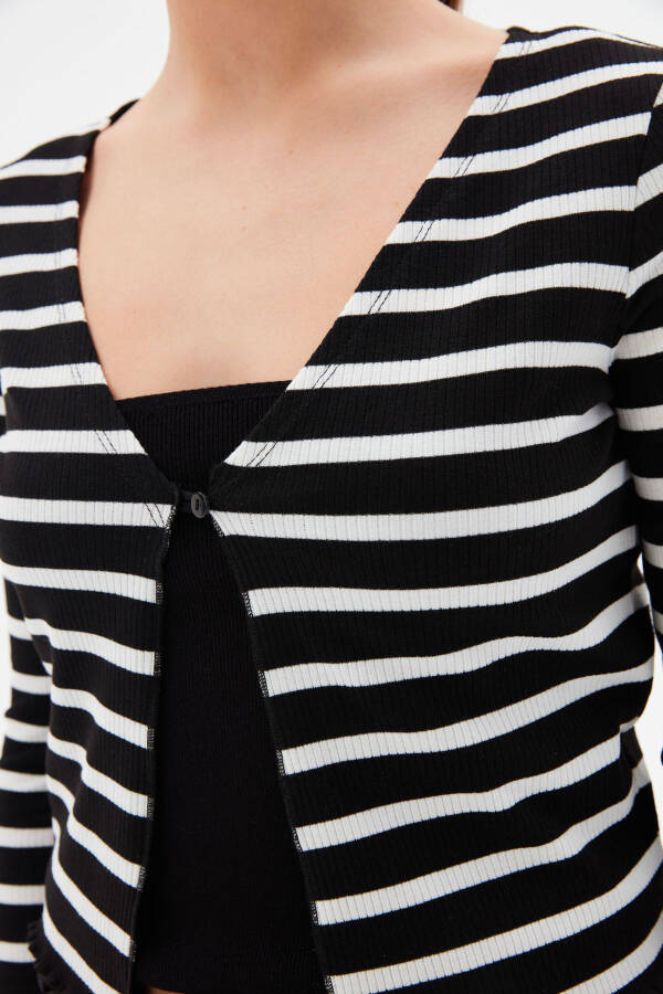 Çizgili Hırka-101 - 2