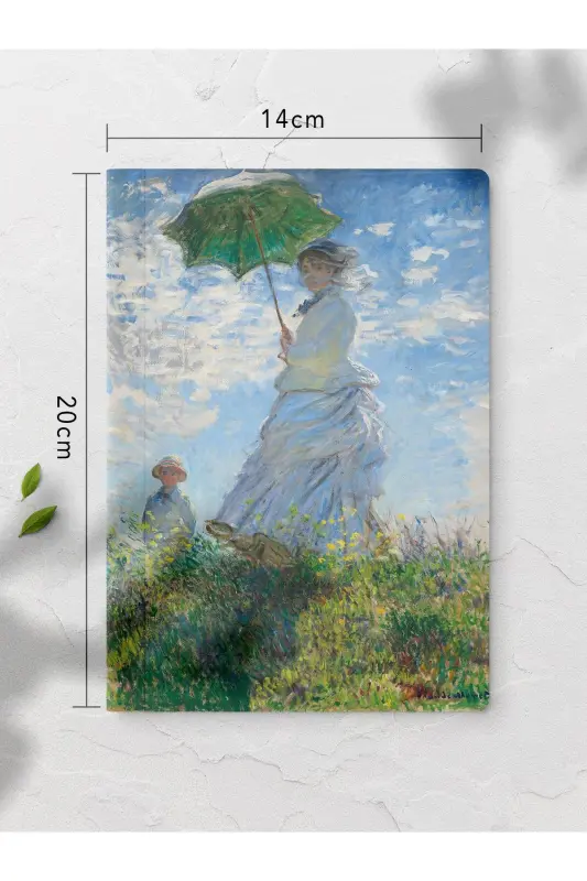 Çizgisiz Defter, Modern Sanat Temalı Notebook 4 Adet, Not Defteri, 64 Sayfa 14*21cm-Sanat - 4