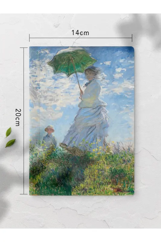 Çizgisiz Defter, Modern Sanat Temalı Notebook 4 Adet, Not Defteri, 64 Sayfa 14*21cm-Sanat - 4