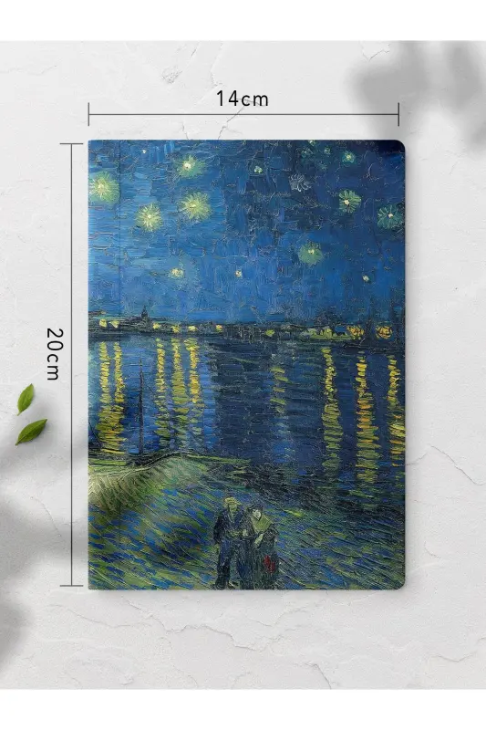 Çizgisiz Defter, Modern Sanat Temalı Notebook 4 Adet, Not Defteri, 64 Sayfa 14*21cm-Sanat - 5