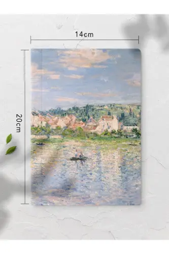 Çizgisiz Defter, Monet Notebook 4 Adet, Not Defteri, Sanat Defter, 64 Sayfa 14*21cm-Monet - 3