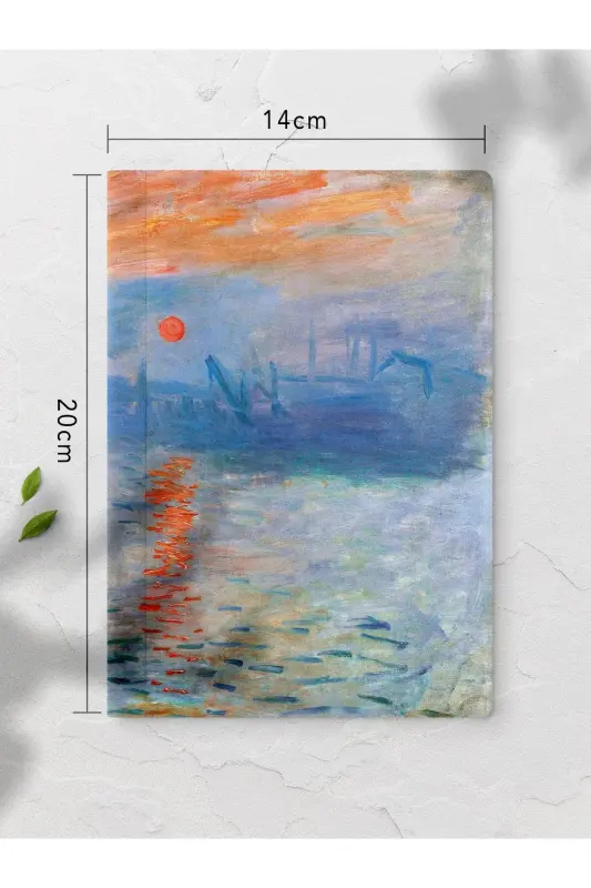Çizgisiz Defter, Monet Notebook 4 Adet, Not Defteri, Sanat Defter, 64 Sayfa 14*21cm-Monet - 5