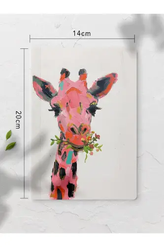 Çizgisiz Defter, Renkli Kapak Notebook 4 Adet, Akıl Defteri, Not Defteri, 64 Sayfa 14*21cm-Renkli - 2