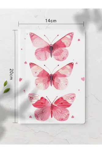 Çizgisiz Defter, Renkli Kapak Notebook 4 Adet, Akıl Defteri, Not Defteri, 64 Sayfa 14*21cm-Renkli - 5