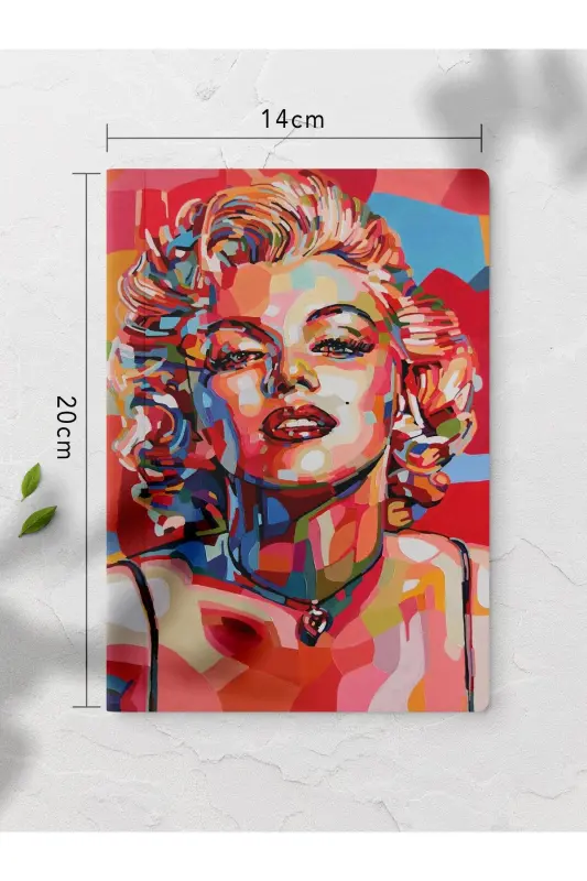 Çizgisiz Defter, Renkli Kapak Notebook 4 Adet, Akıl Defteri, Not Defteri, 64 Sayfa 14*21cm-Renkli - 5