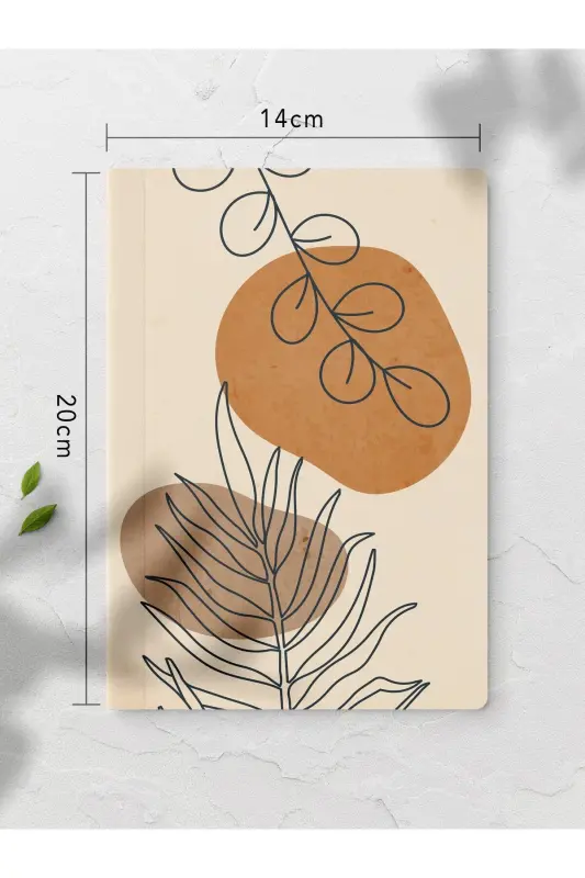 Çizgisiz Defter Seti - Boho - 4 Adet - 14cm*20cm - 64 Sayfa-Renkli VII - 5