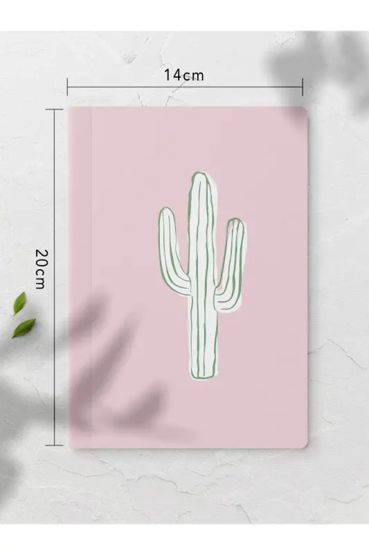 Çizgisiz Defter Seti - Pembe - 4 Adet - 14cm*20cm - 64 Sayfa-Pembe - 3