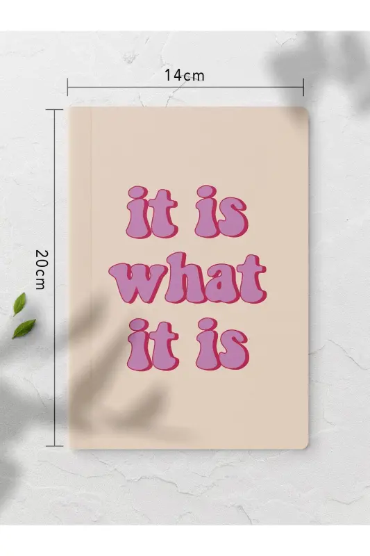 Çizgisiz Defter Seti - Pembe - 4 Adet - 14cm*20cm - 64 Sayfa-Pembe - 5