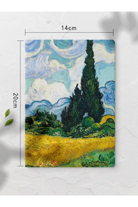 Çizgisiz Defter, Van Gogh Notebook 4 Adet, Not Defteri, Sanat Defter, 64 Sayfa 14*21cm-Van Gogh - 2