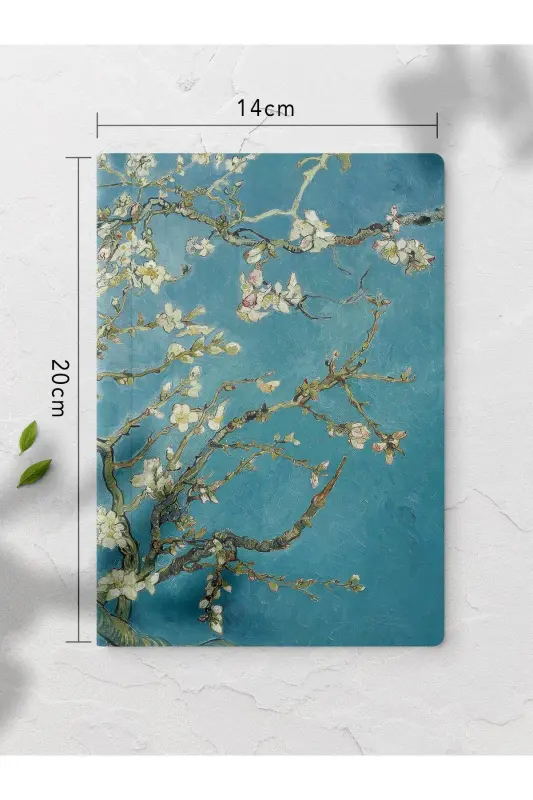 Çizgisiz Defter, Van Gogh Notebook 4 Adet, Not Defteri, Sanat Defter, 64 Sayfa 14*21cm-Van Gogh - 4