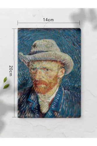 Çizgisiz Defter, Van Gogh Notebook 4 Adet, Not Defteri, Sanat Defter, 64 Sayfa 14*21cm-Van Gogh - 5
