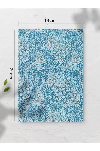 Çizgisiz Defter, William Morris Notebook 4 Adet, Akıl Defteri, Not Defteri, 64 Sayfa 14*21cm-William Morris - 5