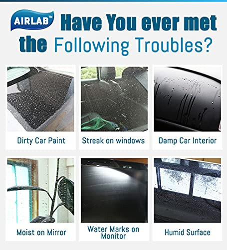 Airlab Streak Free Miracle Cleaning Cloths Easy Clean Nanoscale, Pack of 8, 12'' x 16'', Microfiber Polishing Windows Glass Lint Free Rags Stainless Steel Car Kitchen Reusable - 4