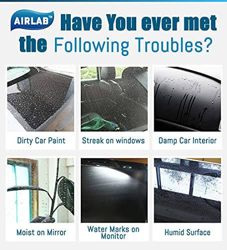 Airlab Streak Free Miracle Cleaning Cloths Easy Clean Nanoscale, Pack of 8, 12'' x 16'', Microfiber Polishing Windows Glass Lint Free Rags Stainless Steel Car Kitchen Reusable - 4