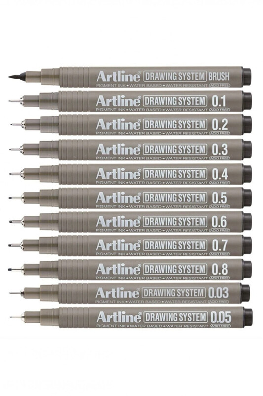Drawing System Teknik Çizim Kalemi 11'li Tam Set - GENEL MARKALAR