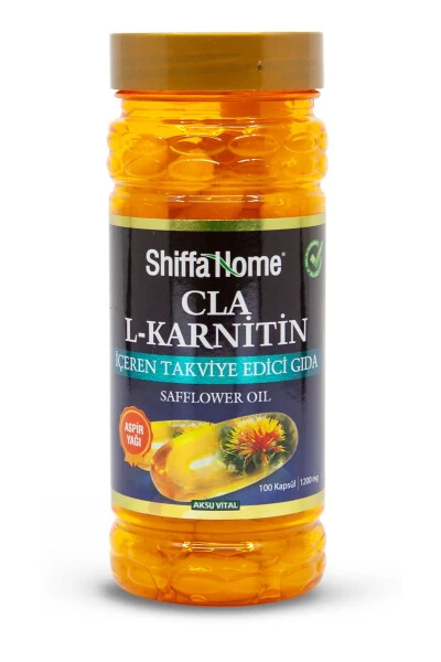 CLA (Konjugatlangan linoleik kislota) - L-karnitin 1200 Mg 100 yumshoq jelatin kapsulalar - SHIFFA HOME