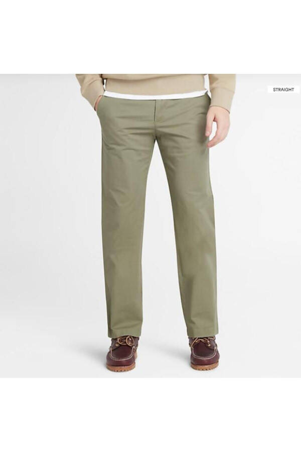 Claremont Twill Chino Pant (Straight) - Cassel Earth - 1