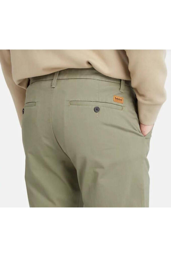 Claremont Twill Chino Pant (Straight) - Cassel Earth - 3