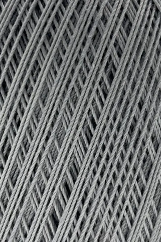 Classic 10 Crochet Thread 100% Mercerized Cotton Knitting Yarn, Lace Thread, Giza Egyptian Cotton Gray-Gray - 2