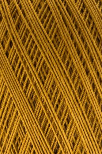 Classic 10 Crochet Thread 100% Mercerized Cotton Knitting Yarn, Lace Thread Giza Egyptian Cotton Mustard-Mustard - 2