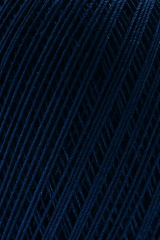 Classic 10 Crochet Thread 100% Mercerized Cotton Knitting Yarn, Lace Thread, Giza Egyptian Cotton Navy Blue Thread-Navy Blue - 2