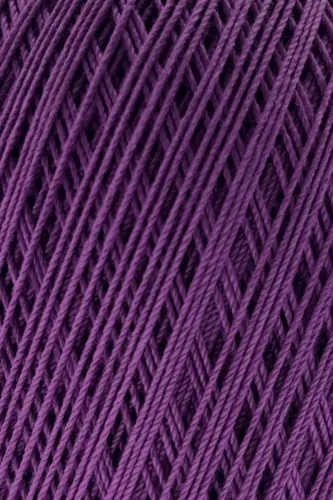 Classic 10 Crochet Thread 100% Mercerized Cotton Knitting Yarn, Lace Thread Giza Egyptian Cotton Purple-Purple - 2