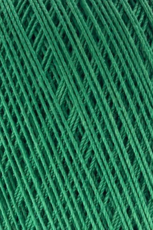 Classic 10 Crochet Thread 100% Mercerized Cotton Knitting Yarn, Lace Yarn, Giza Egyptian Cotton Green-Green - 2