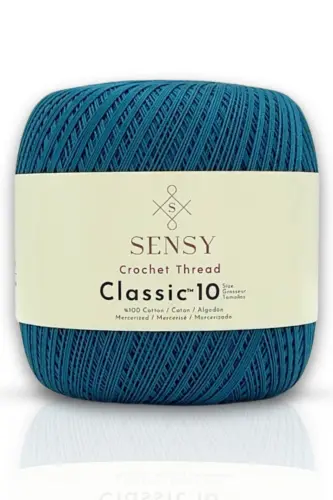 Classic 10 To‘qimachilik Ip 100% Merserlangan Paxta Triko Ipi, - 5