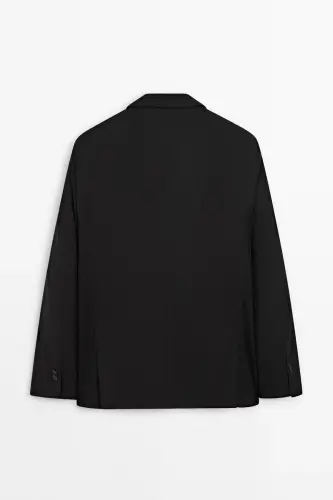 Classic, 100% wool blazer. - 8