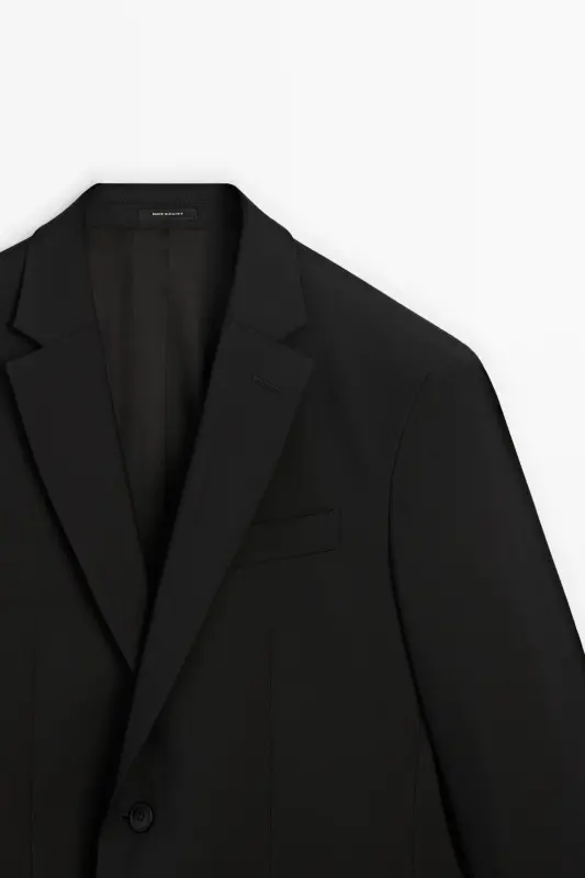 Classic, 100% wool blazer. - 7