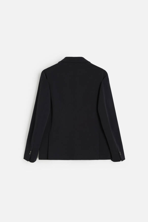 Classic, 100% wool navy blazer. - 15