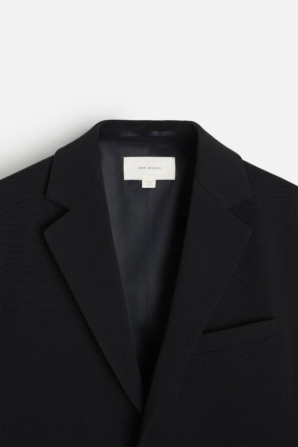 Classic, 100% wool navy blazer. - 8