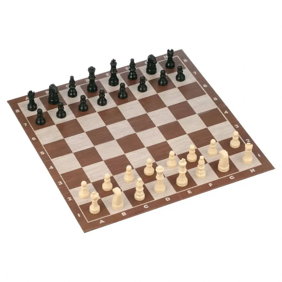 Classic Chess Checkers and Tic-Tac-Toe Set with Othello Demo - 4
