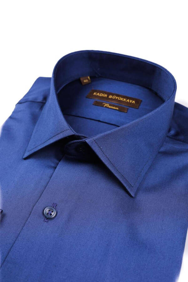 Classic Collar Slim Fit 100% Cotton Men's Shirt-kav42 - 1