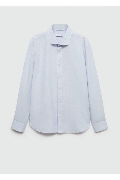 Classic Cut Linen Shirt - 3