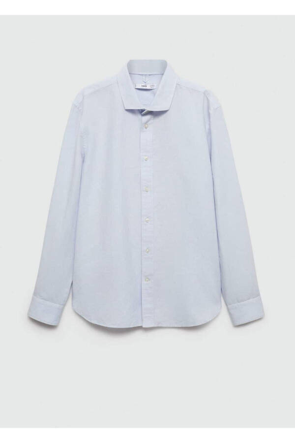 Classic Cut Linen Shirt - 3
